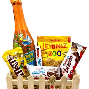 Pachet cadou pentru copii cu Robby Bubble și selecție de dulciuri
